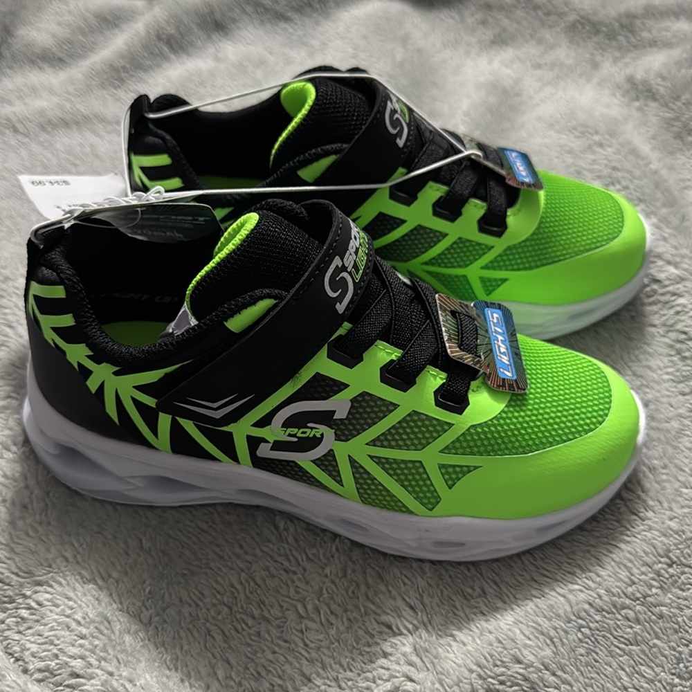 Kids’ S Sport By Skechers Step-Ins Sneakers 3D Overlay Memory Foam